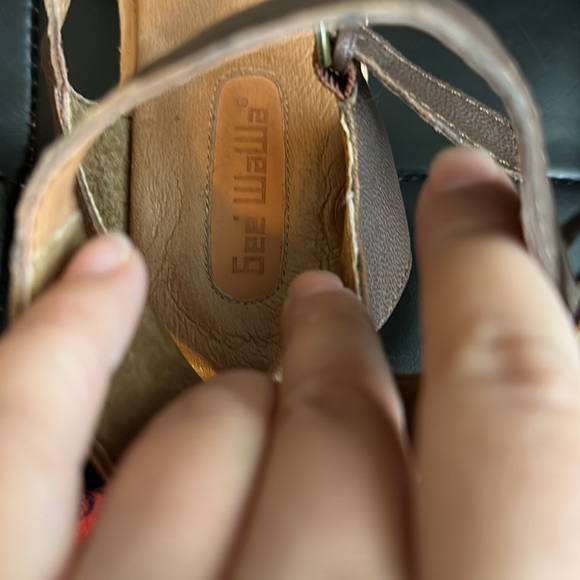 Real Leather and Suede Cheetah Sandals - Picture 10 of 11